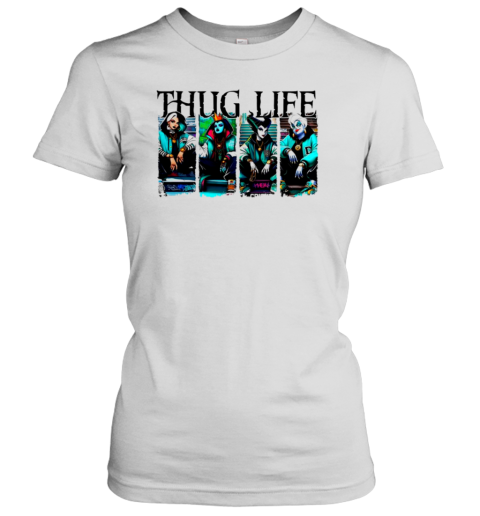 Halloween Villains Thug Life Friends Horror Characters T-Shirt