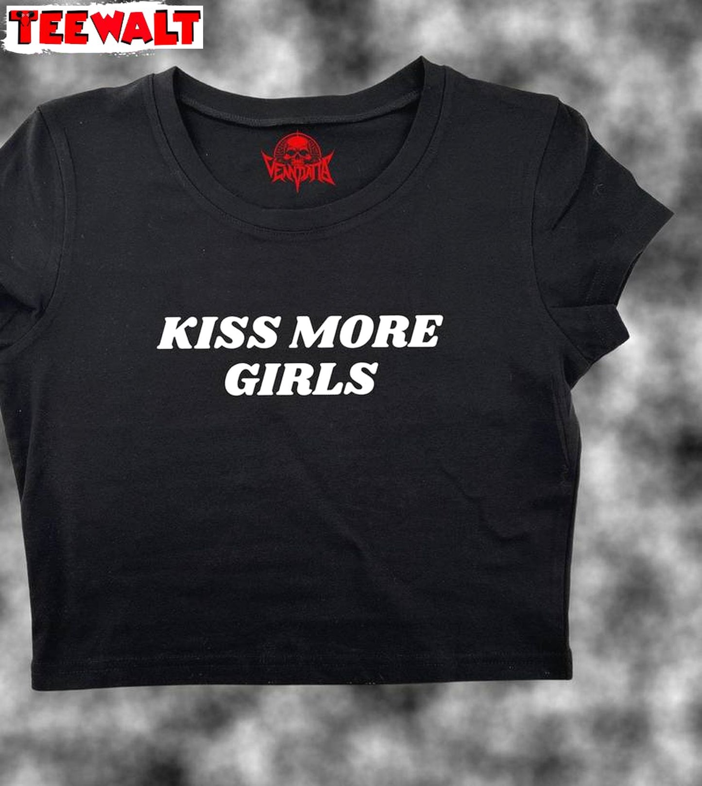 Cool Design Kiss More Girls Shirt , Viral Sayings Tank Top