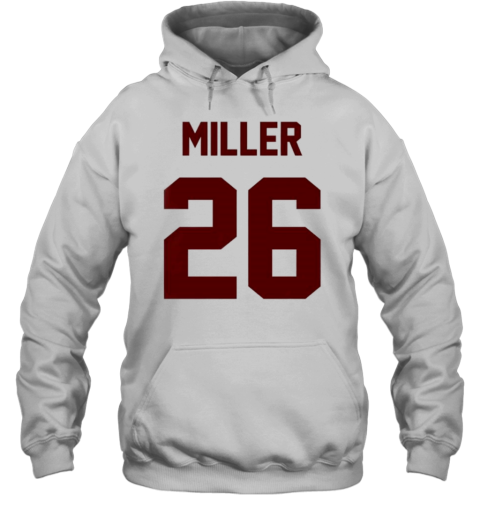 Alabama Football Jam Miller 26 Number And Name T-Shirt