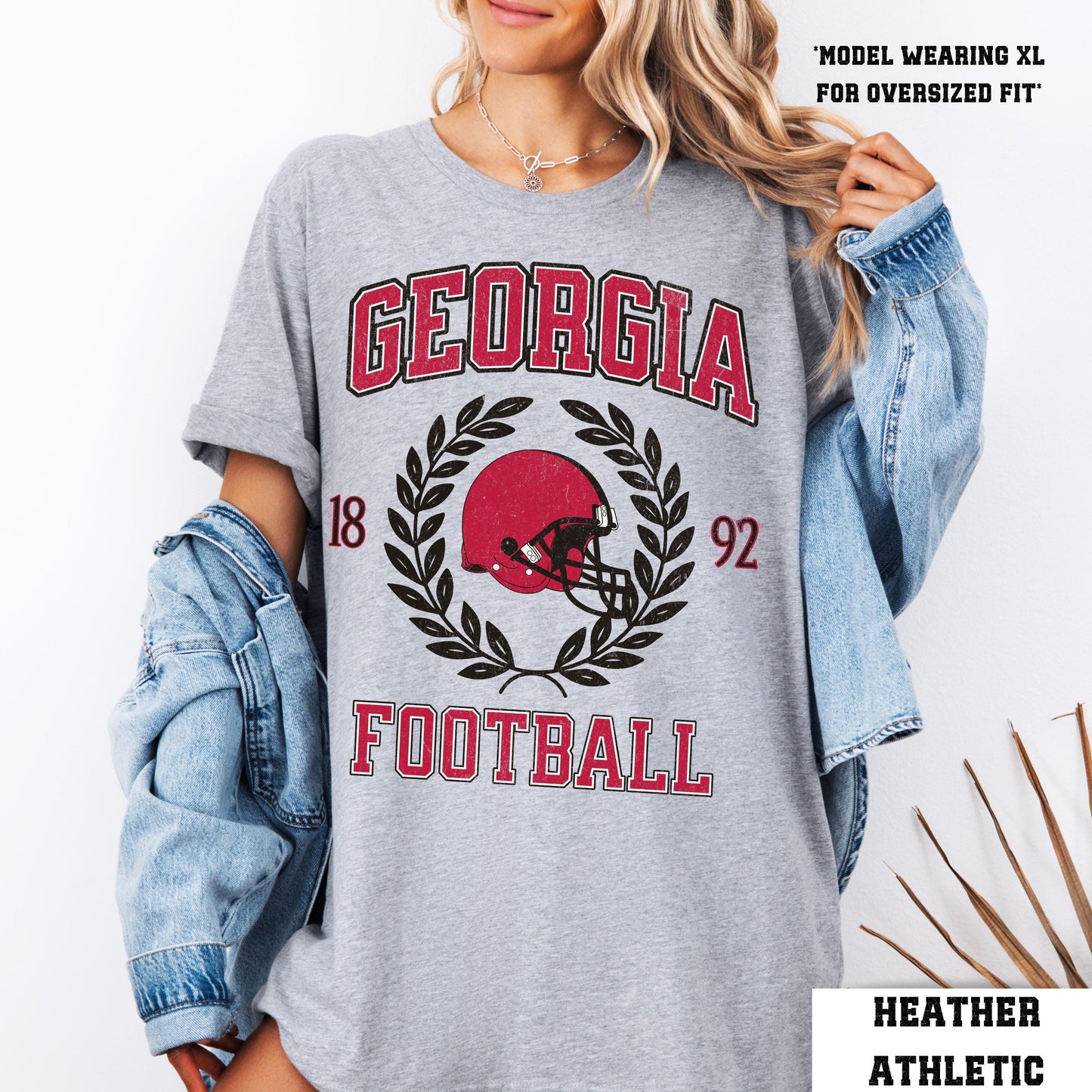 Georgia Football Shirt - Comfort Colors College Game Day Varsity Shirt