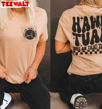 Funny Summer Unisex Hoodie, Trendy Trendyhawk Tuah Spit On That Hang