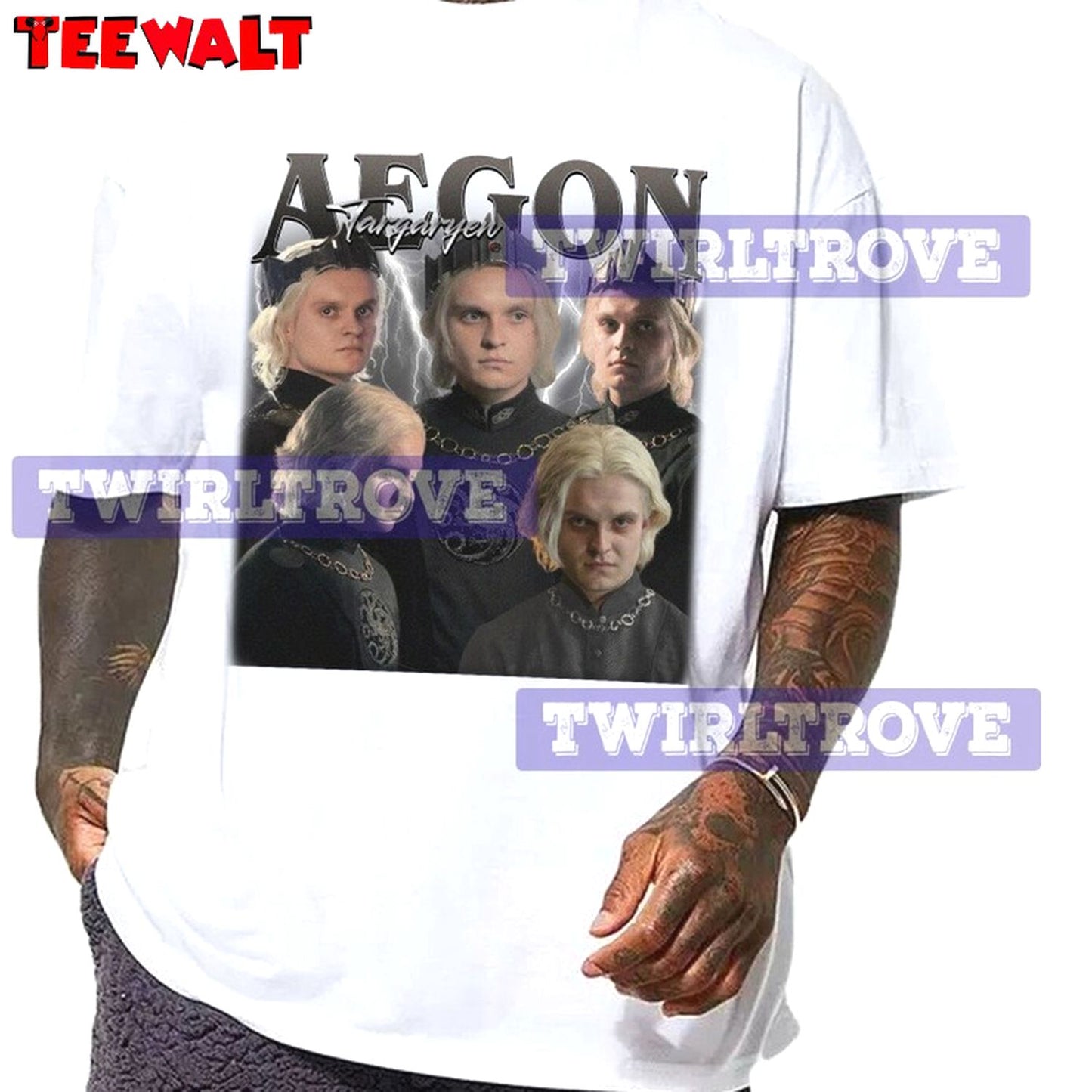 Aegon Targaryen Must Have Shirt, New Rare Crewneck Long Sleeve For Men Women