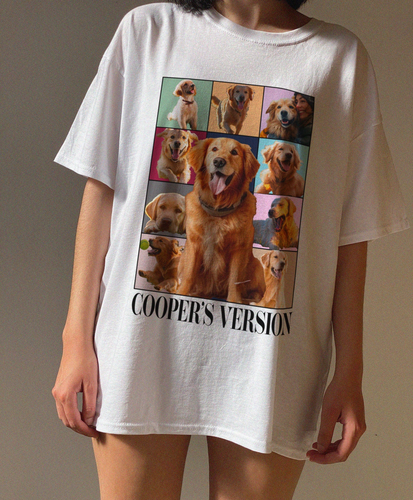 Custom Pet Portrait Shirt - Personalized Dog Bootleg Design