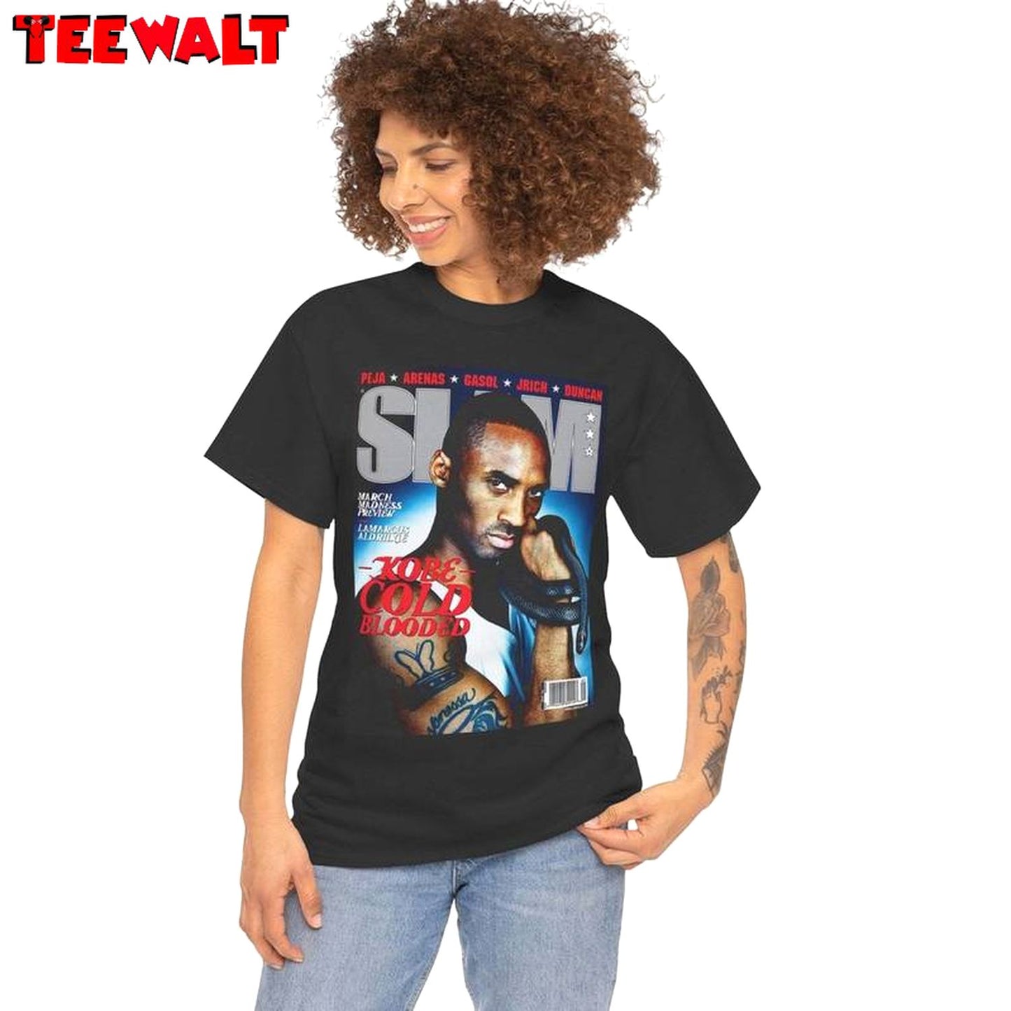 Cool Design Kobe Bryant Shirt, Trendy Slam Cover Unisex Hoodie Crewneck