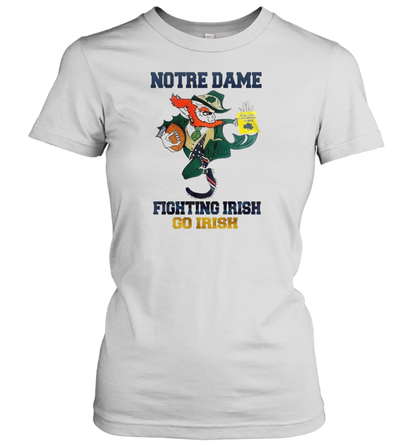 Notre Dame Fighting Irish Play Like Champions Today Go Irish Mascot T-Shirt