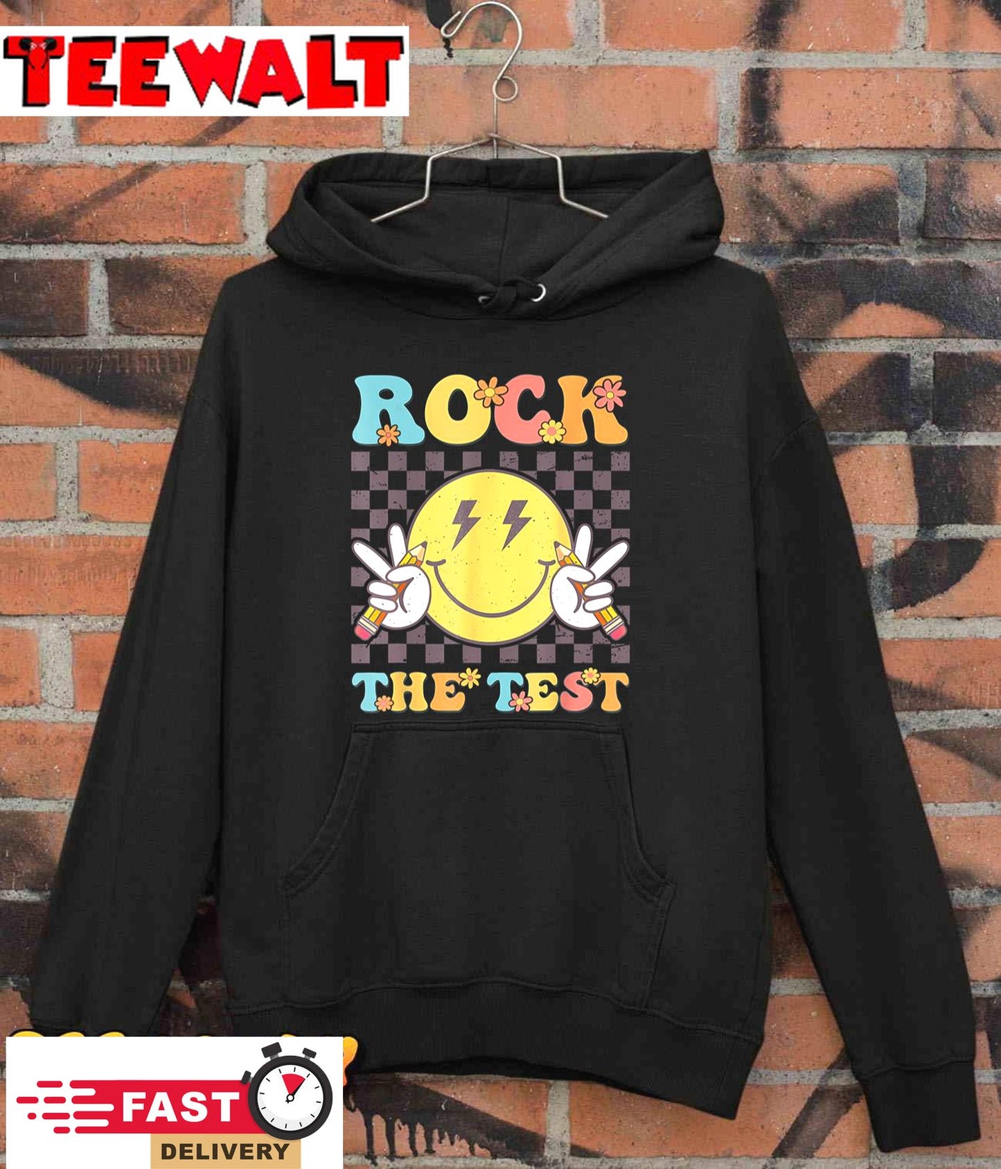 Testing Day Teacher Student Motivational Shirt Rock The Test T-Shirt