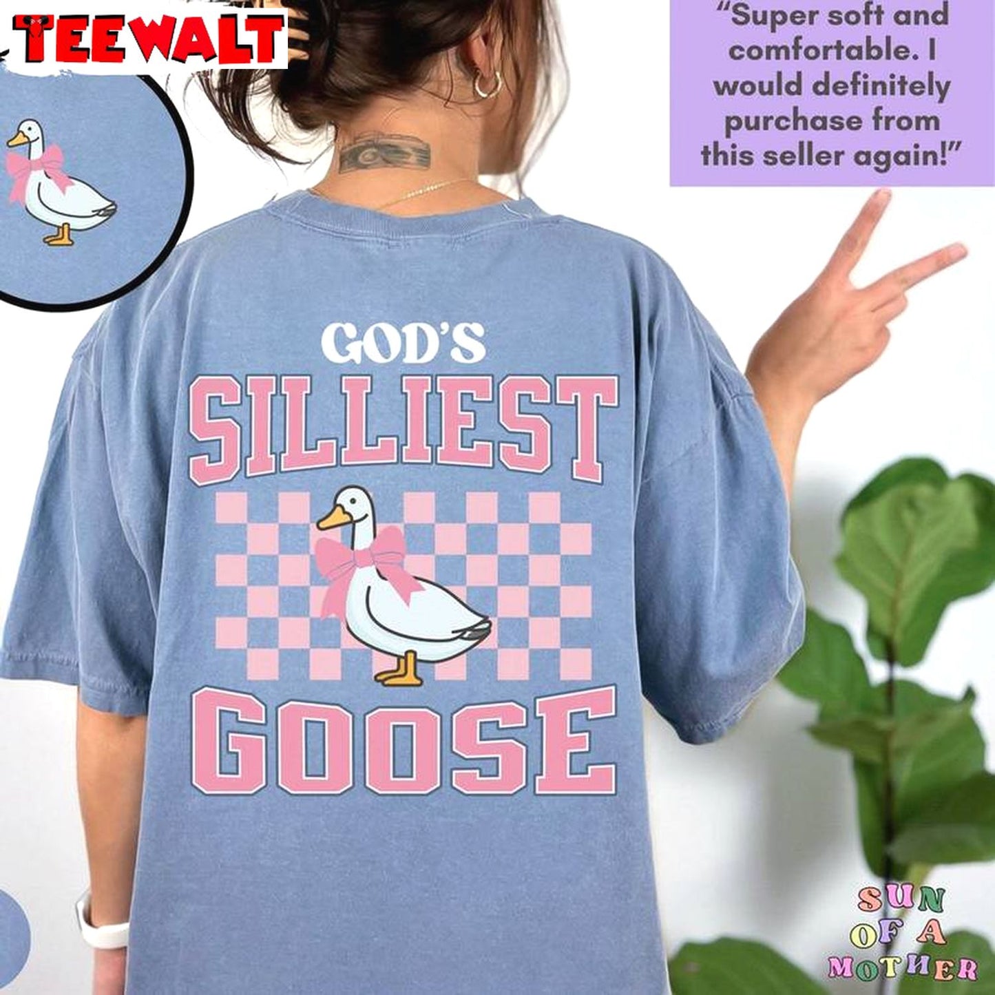 Retro God T Shirt, Fantastic God's Silliest Goose T-