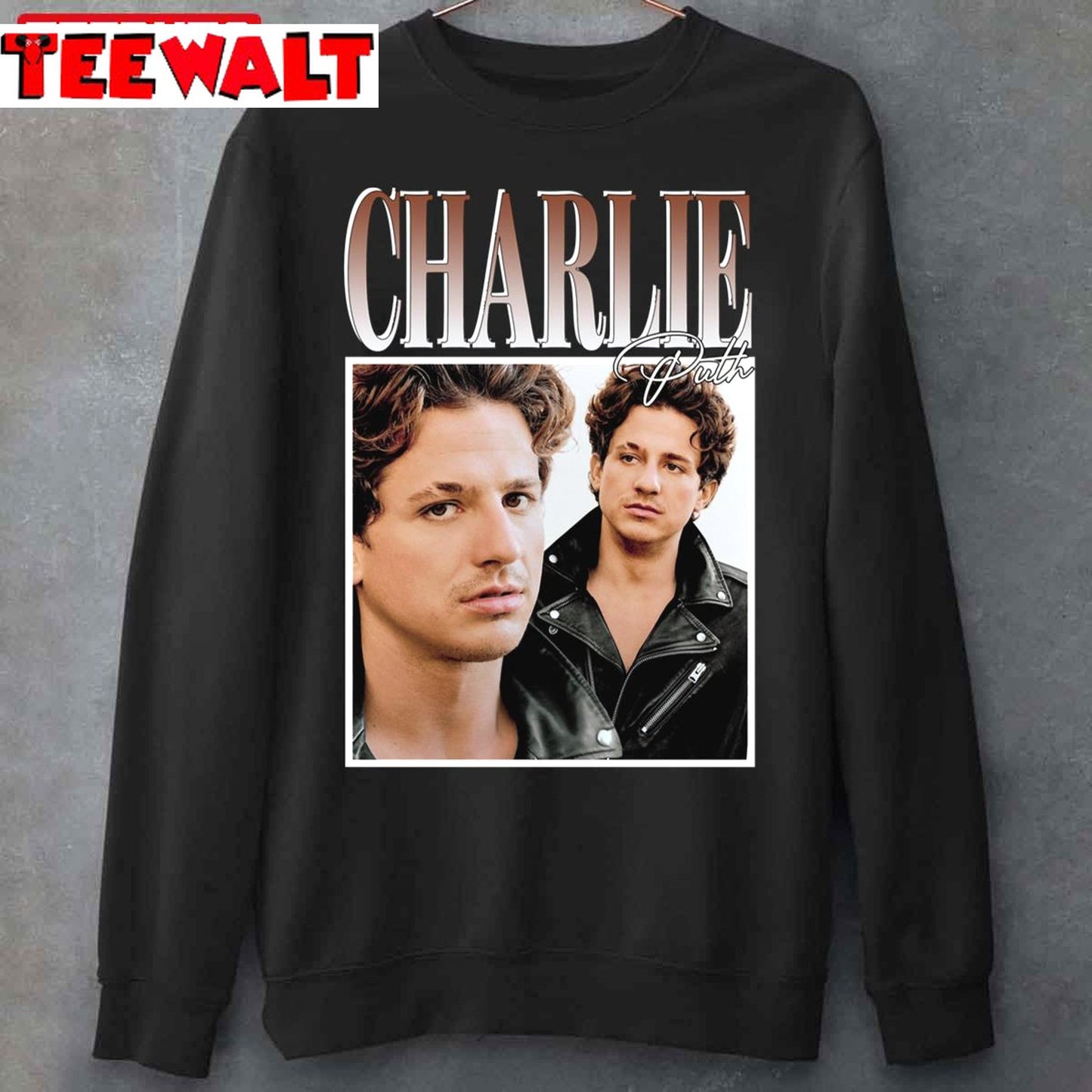 Vintage Charlie Puth 90s Unisex Sweatshirt