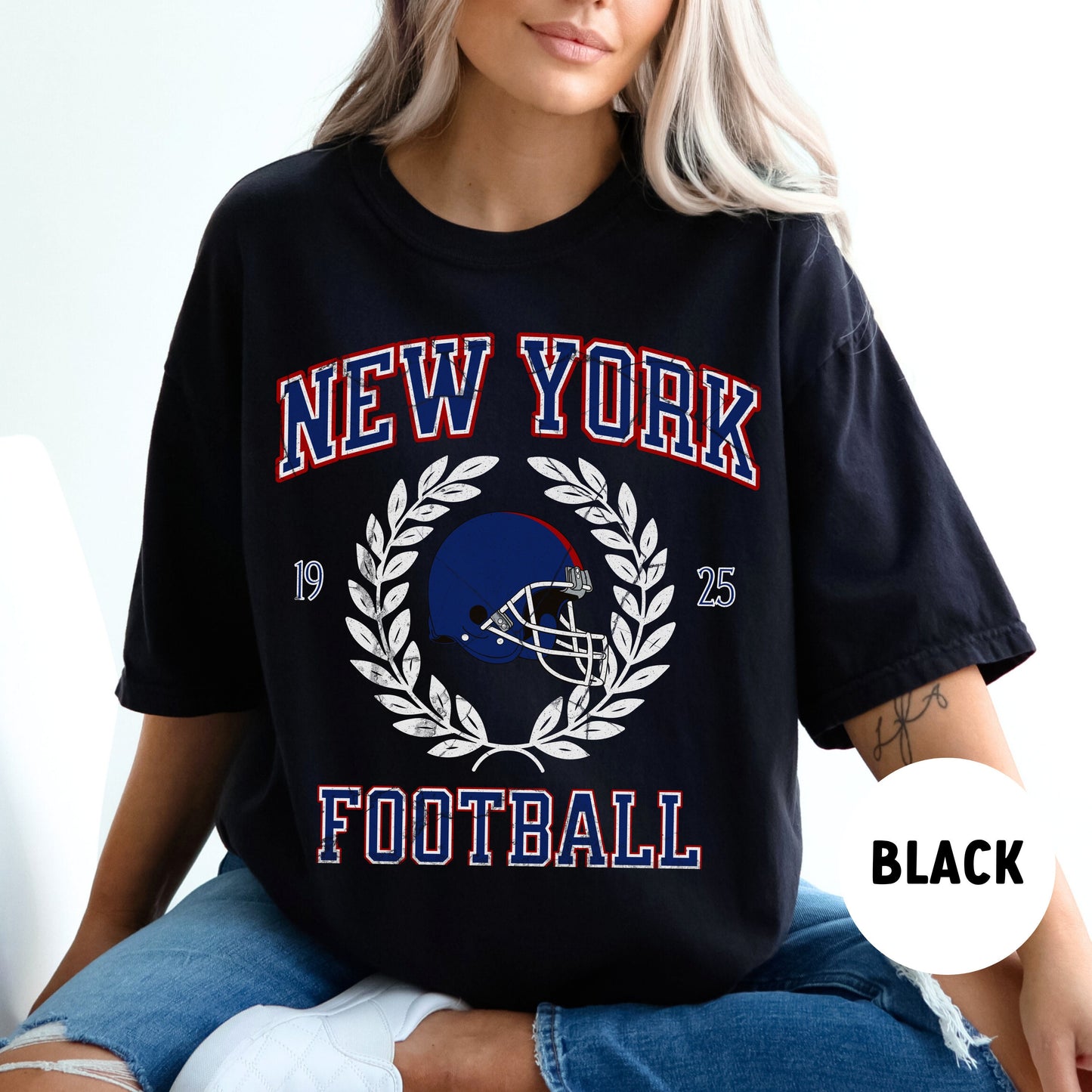 Vintage Ny Giants Football Shirt - Gift For Fans, Comfort & Style