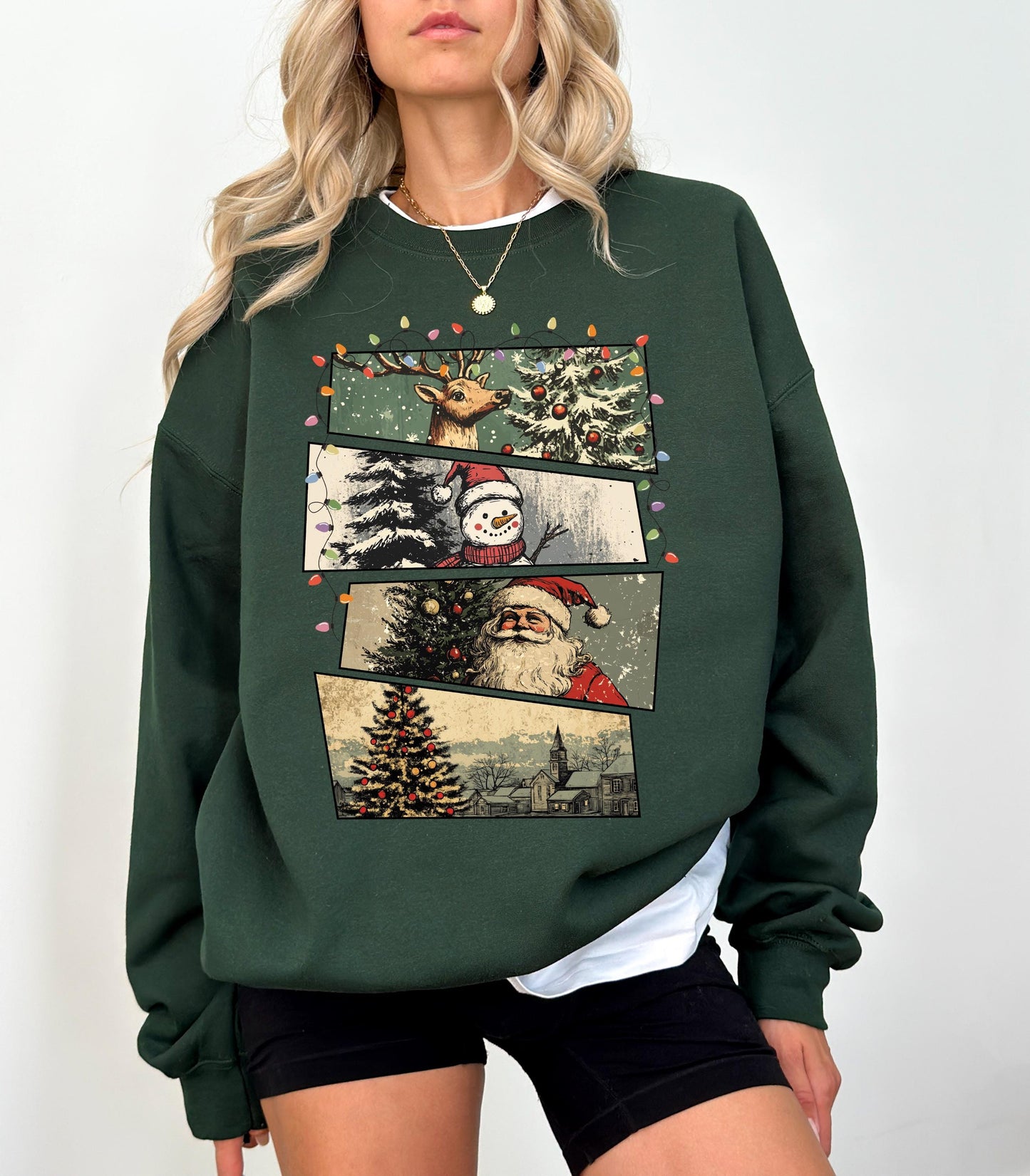 Retro Groovy Christmas Tee Funny Holiday Top