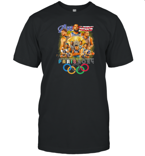 Avengers USA Men'S Olympic Basketball 2024 Champions T-Shirt