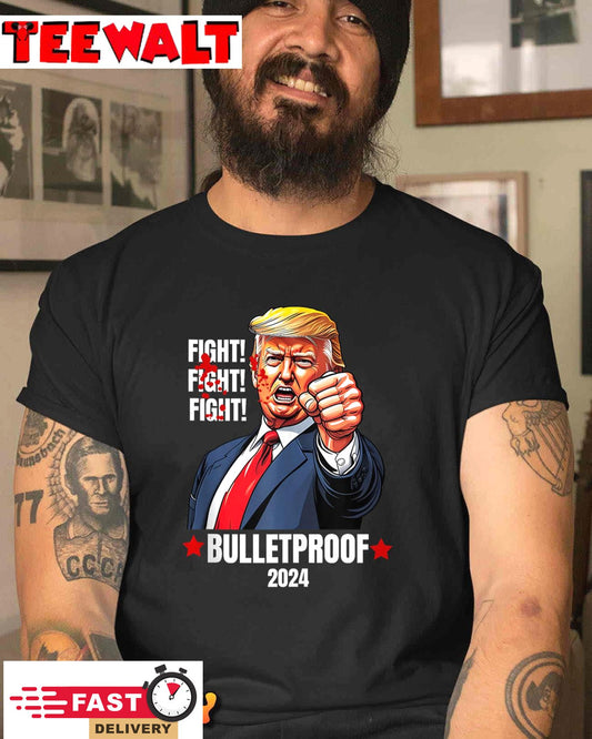 Trump Shot Bulletproof Bloody Ear Bleeding Butler PA Trump Tank Top