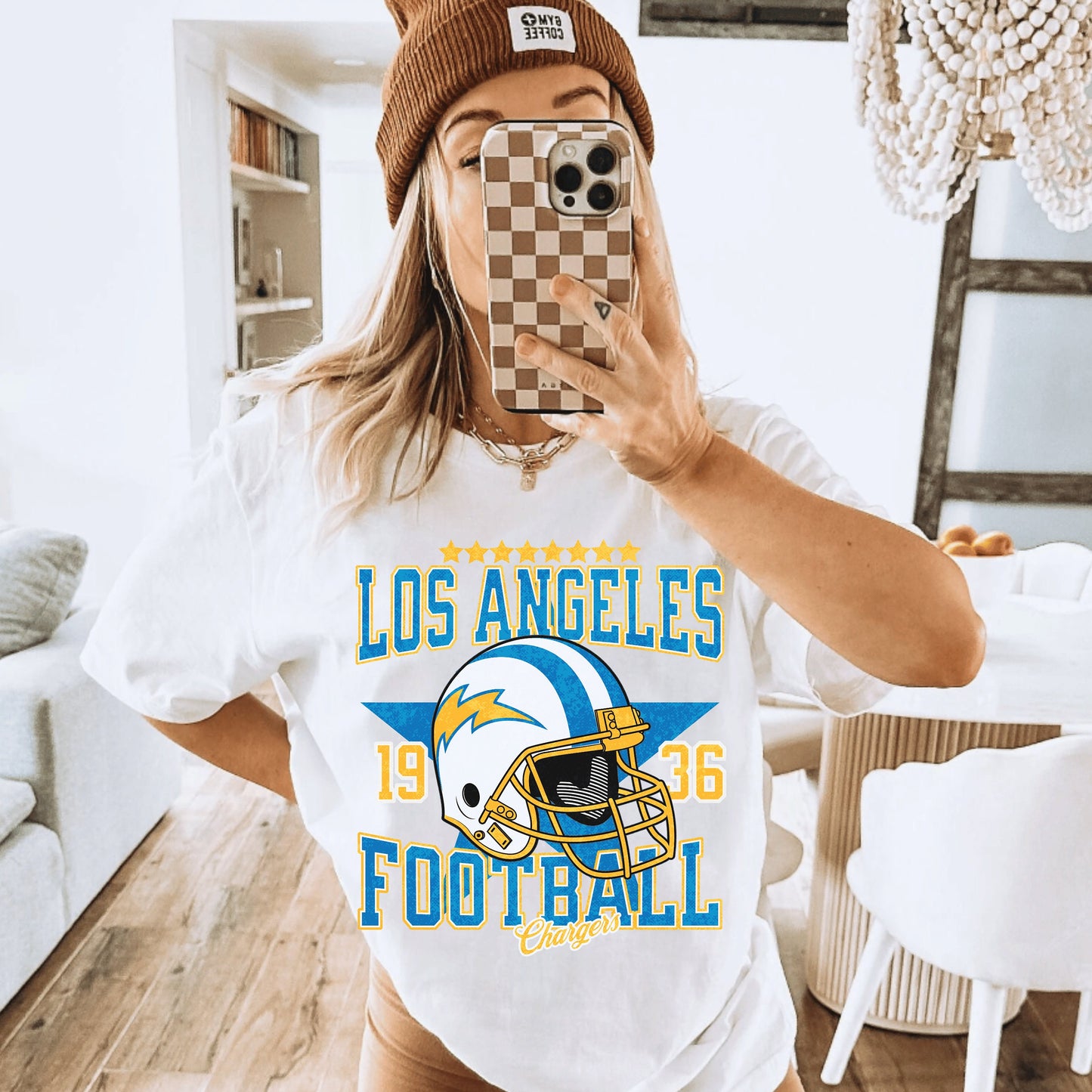 Los Angeles Football Shirt - La Charger Shirt For Football Fans