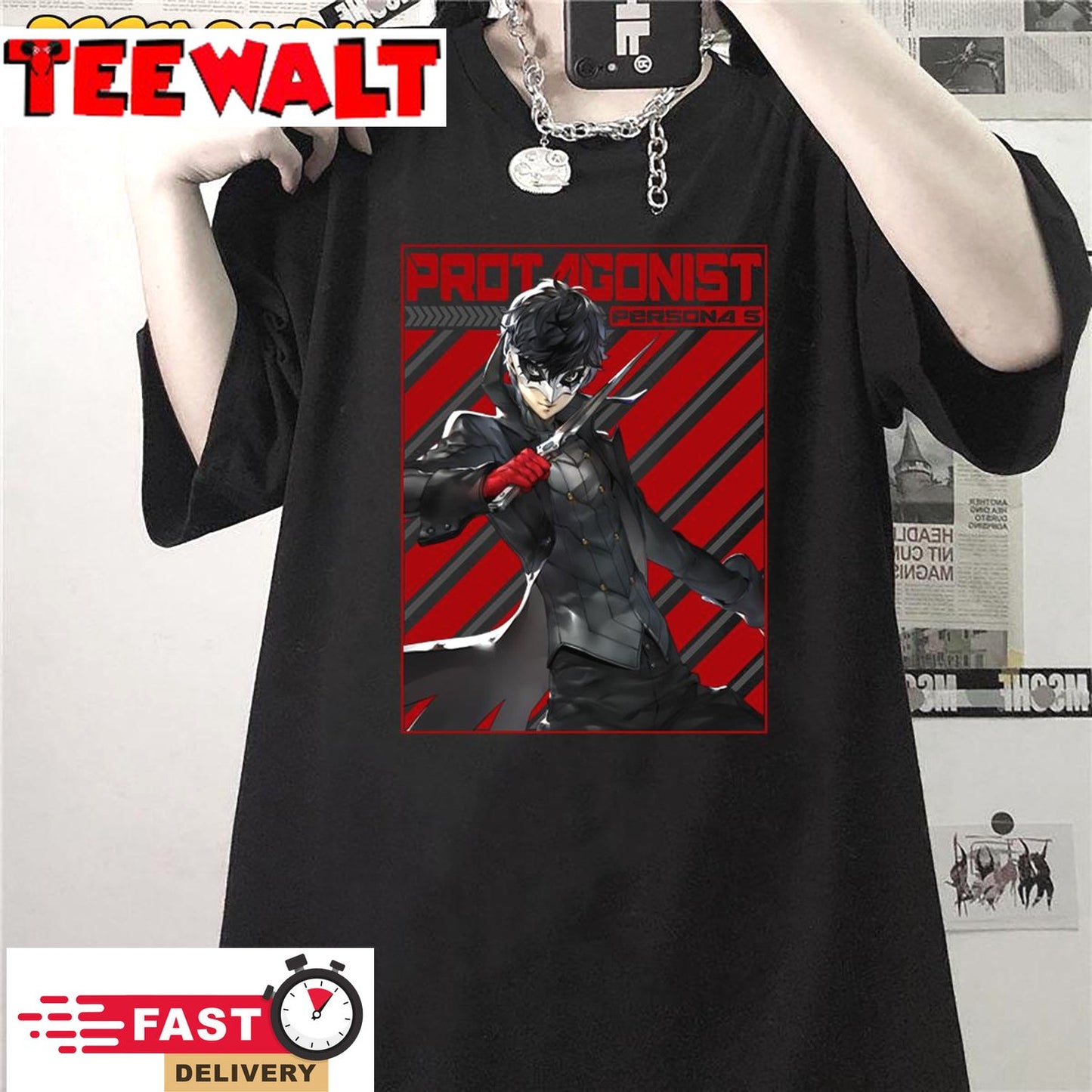 Persona 5 Protagonist Phantom Thieve Unisex T-Shirt