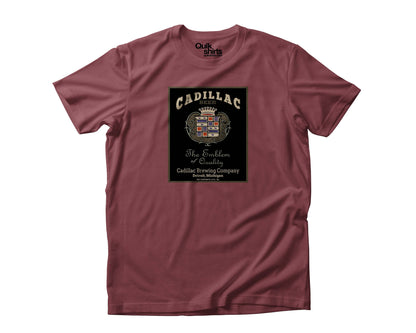 Cadillac Beer Detroit Michigan Custom Made T-Shirts