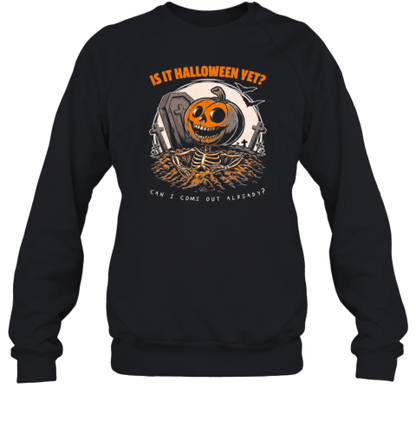 Halloween Yet Pumpkin Skeleton T-Shirt