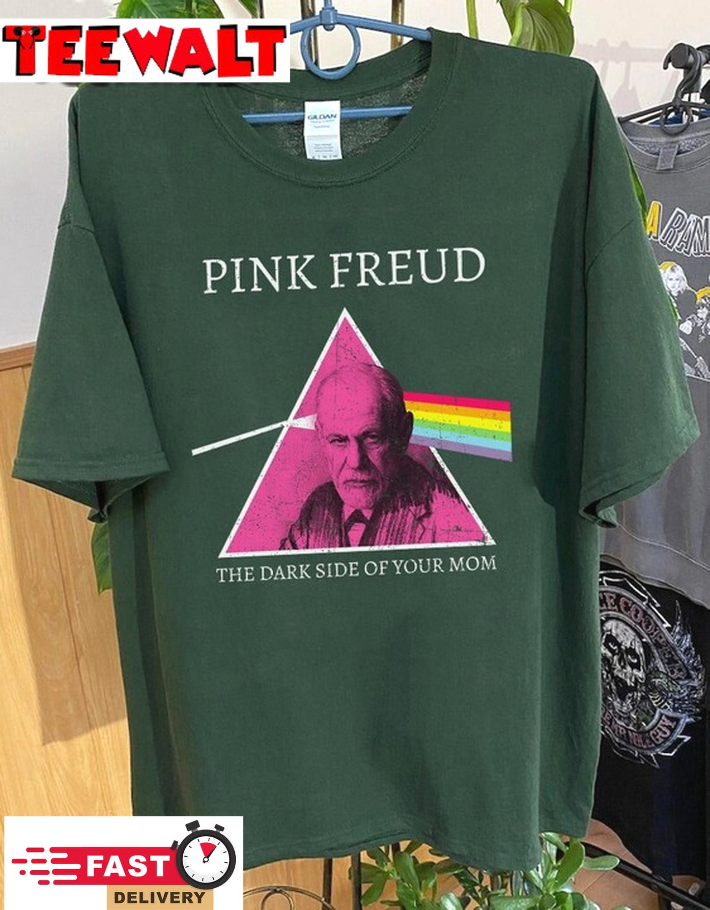 Vintage Pink Freud Dark Side of Your Mom shirt, Awesome For Music Fan