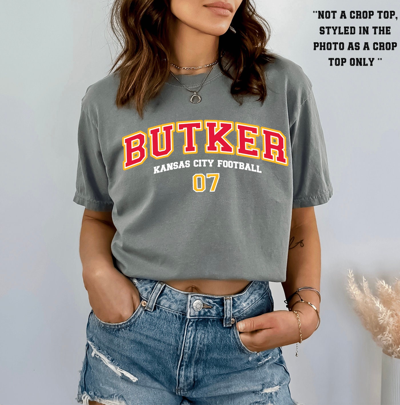 Harrison Butker Kansas City Chiefs Football Shirt - Comfort Colors