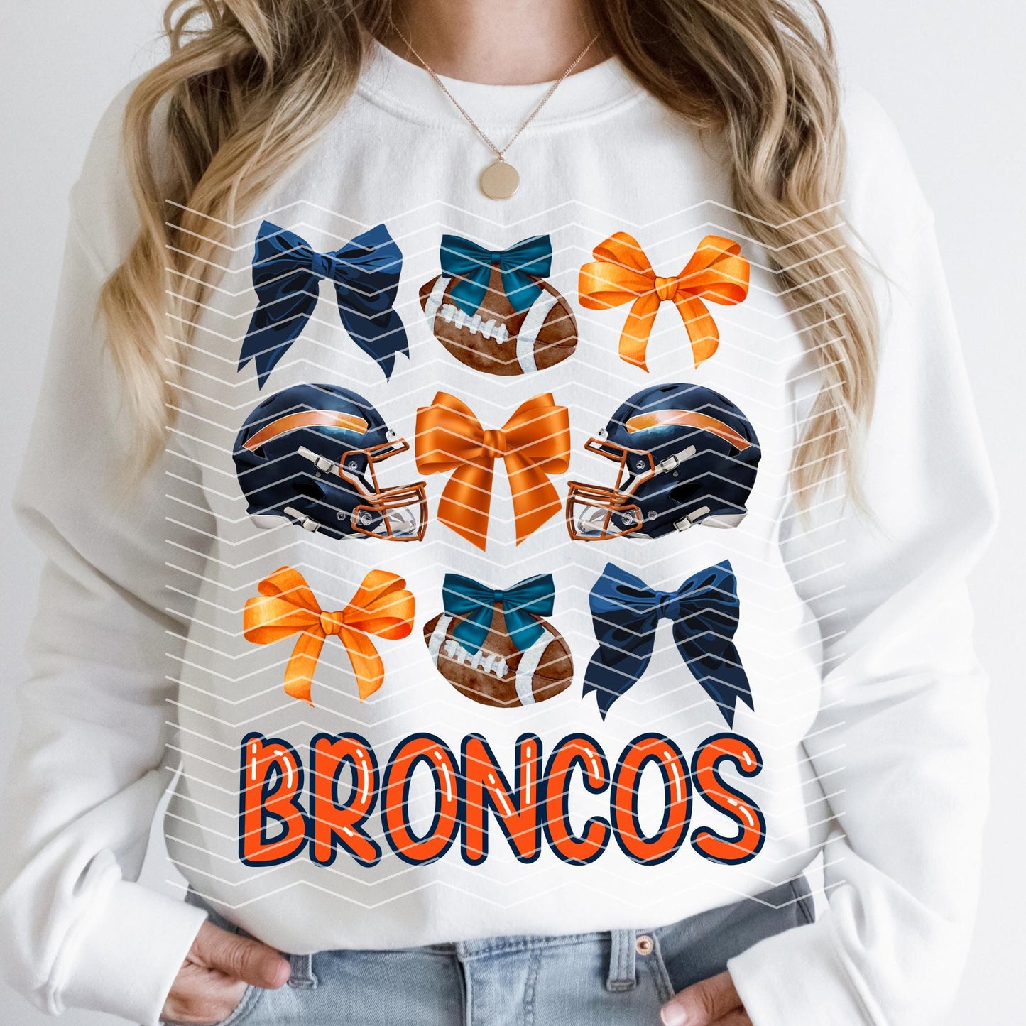 Coquette Denver Broncos Trendy Preppy Football Game Day