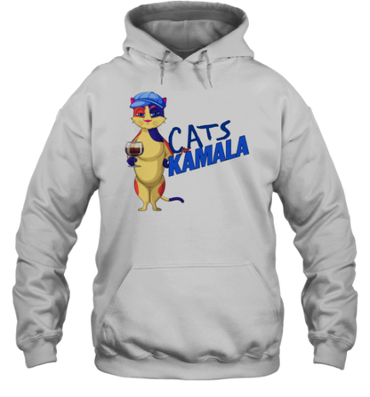 Cats For Kamala Cat Drink T-Shirt