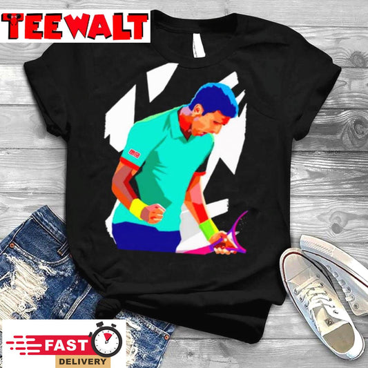 Novak Djokovic Vector Art Shirt