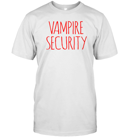 Halloween Costume Vampire Security Decorations T-Shirt