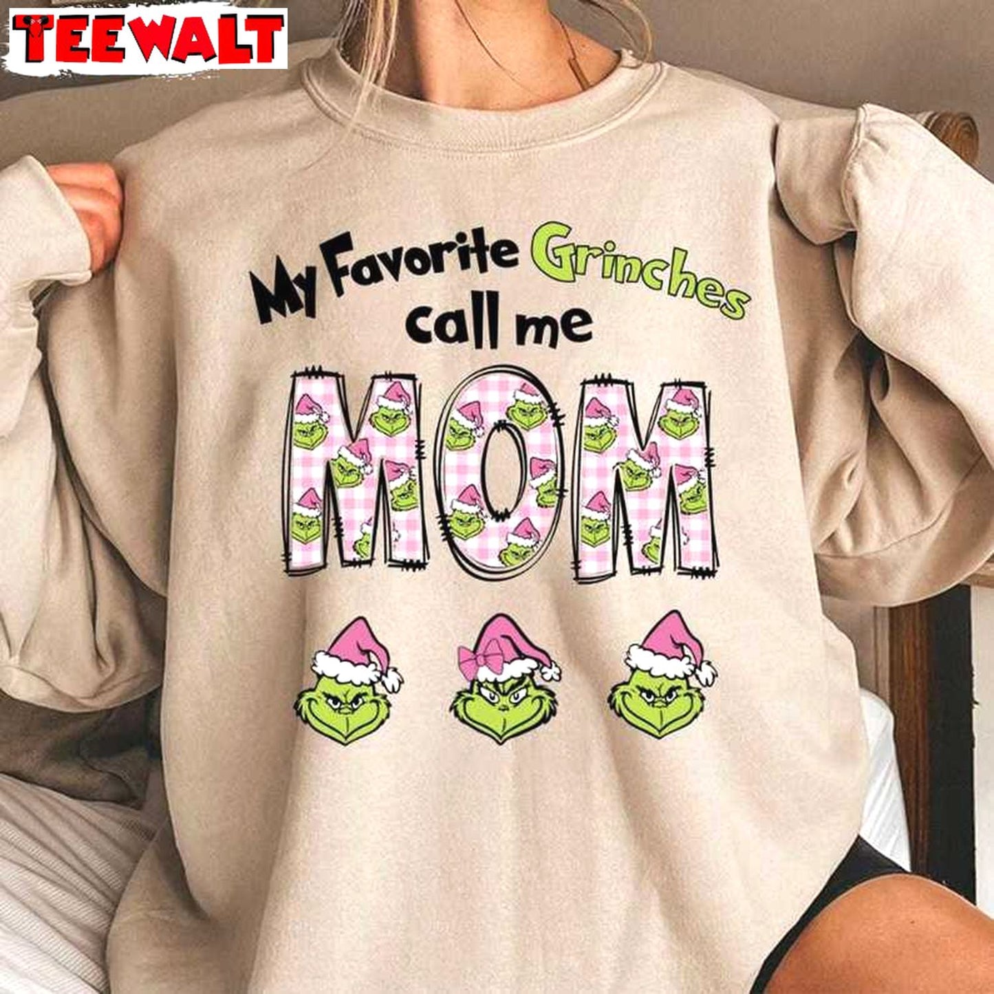 Christmas Mom Sweatshirt, Cartoon Character 2024 Shirts