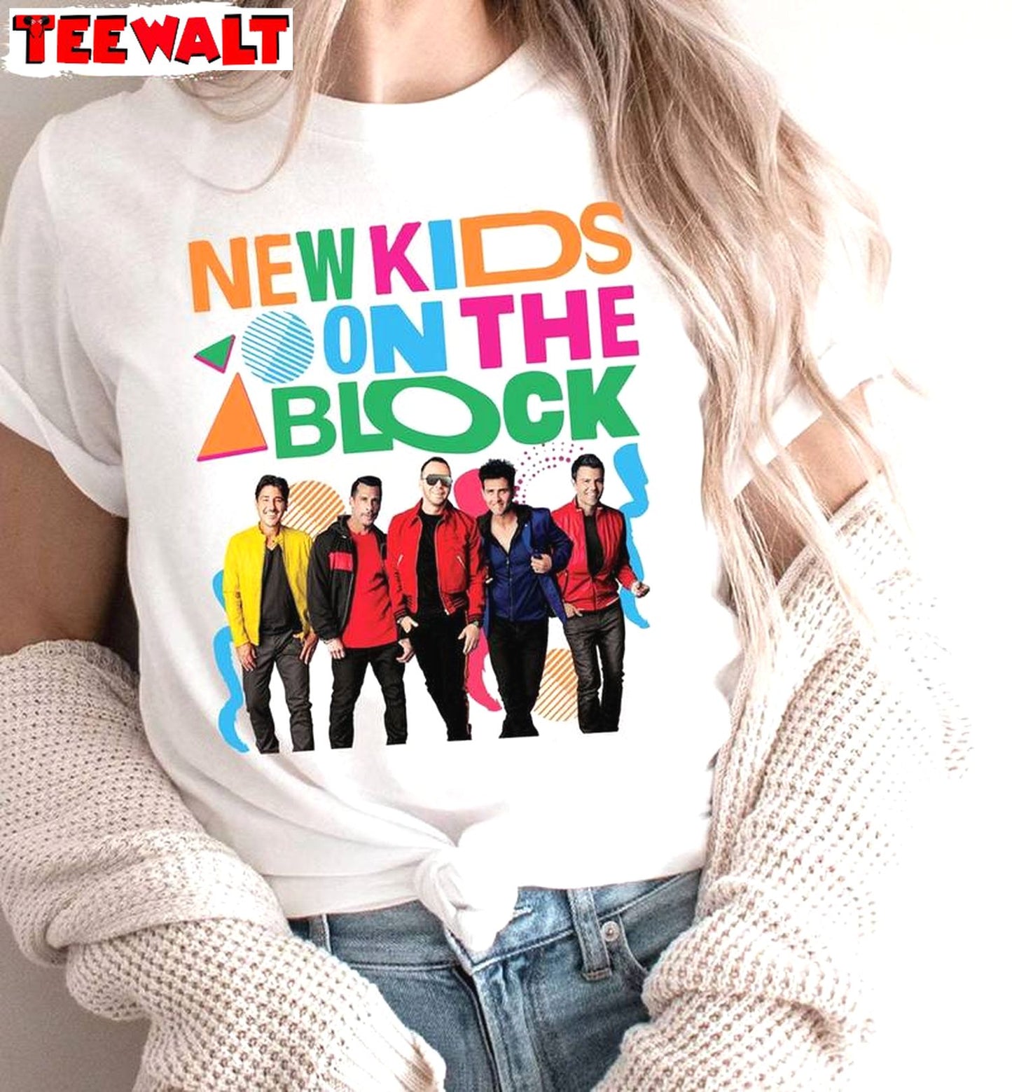 New Kids On The Block Cool Design Shirt, Must Have Short Sleeve Crewneck Gift For Fan