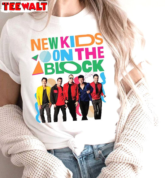 New Kids On The Block Cool Design Shirt, Must Have Short Sleeve Crewneck Gift For Fan