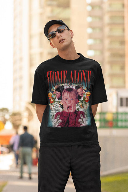 Retro Home Alone Christmas Movie Shirt Y2K Kevin Mccallister