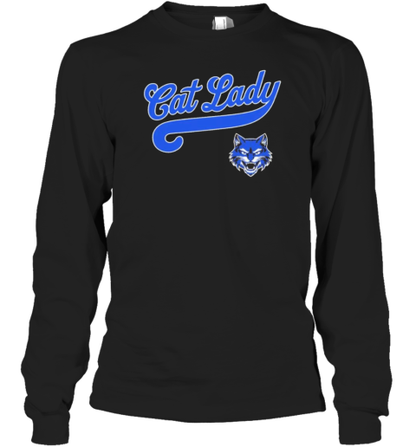 Cat Lady Baseball Wildcat T-Shirt