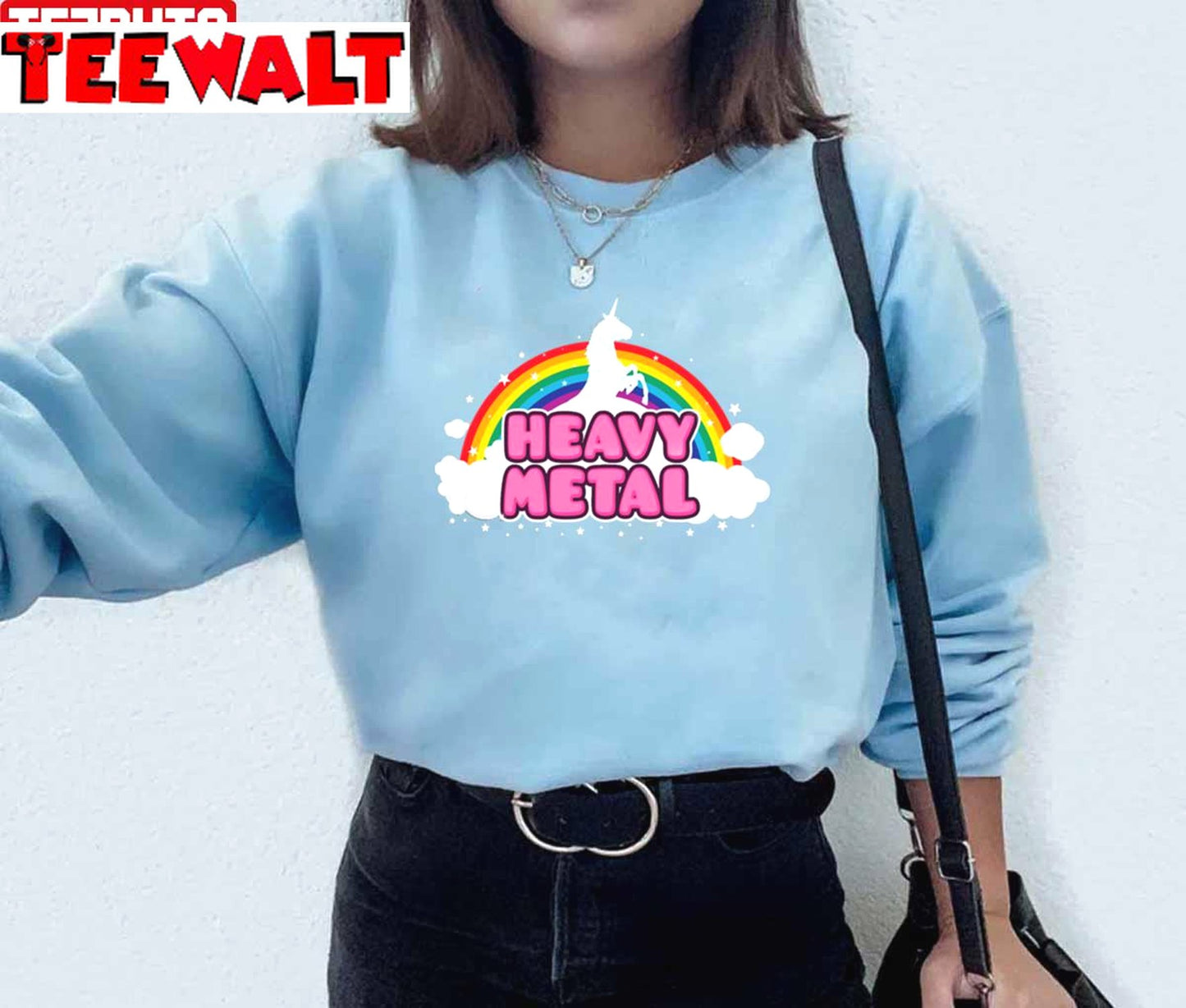 Heavy Metal Unicorn Unisex Sweatshirt