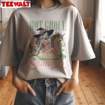 New Rare Hot Ghoul Summer Shirt, Summer Vibe Unisex T Shirt Crewneck