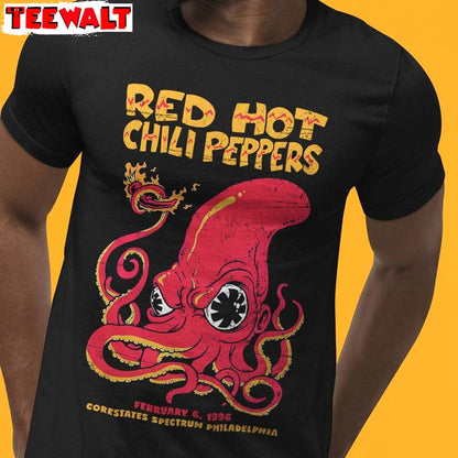 Makes A Great Unisex Hoodie, Cool Design Red Hot Silly Peppers Shirt