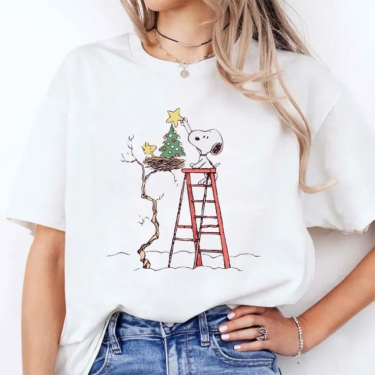 Charlie Brown Snoopy Christmas T Shirt