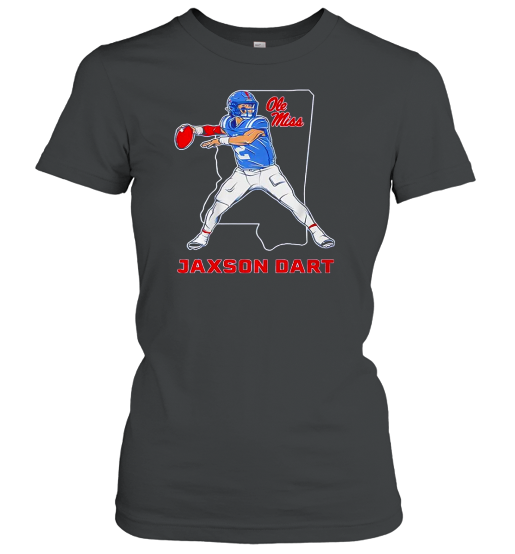 Jaxson Dart Ole Miss Rebels Football State Star T-Shirt