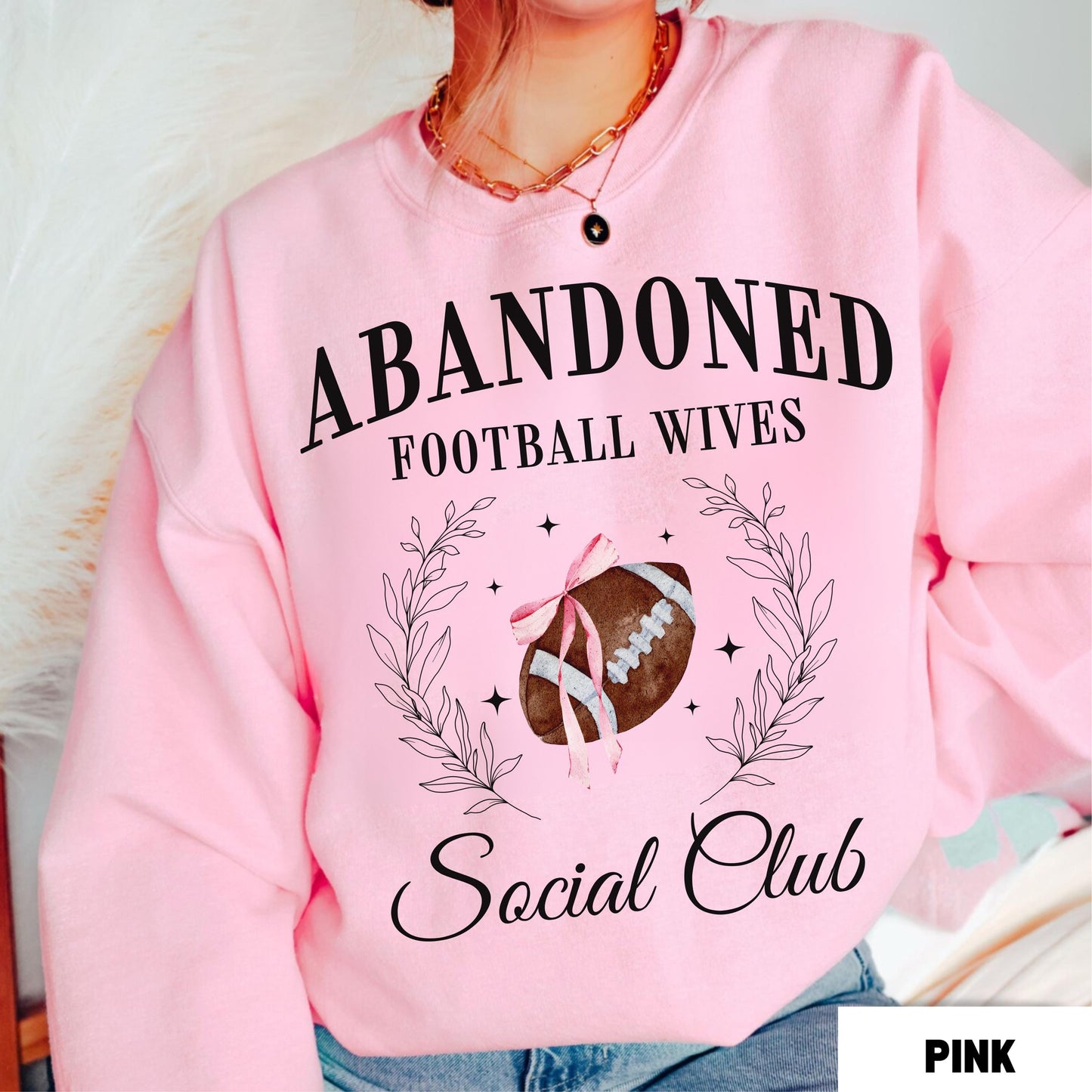 Wives Of Football Sweatshirt, Funny Coach'S Wife Shirt For Football Moms