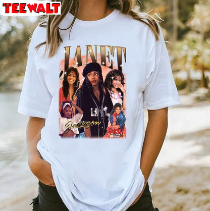 Janet Jackson Tour Inspirational Shirt, Janet Jackson Rock Style Long Sleeve Tee Tops