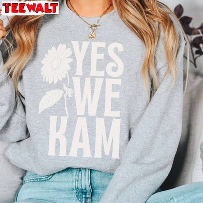 Yes We Kam Shirt, Kamala Voters Crewneck Tee Tops