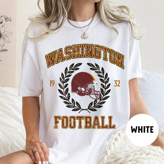 Washington Football Vintage Commander Sweatshirt - Comfort Colors