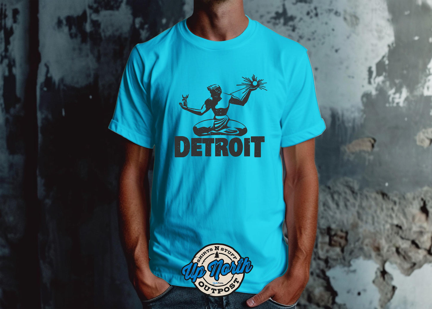 Spirit Of Detroit Custom Made T-Shirts For Adults & Youth