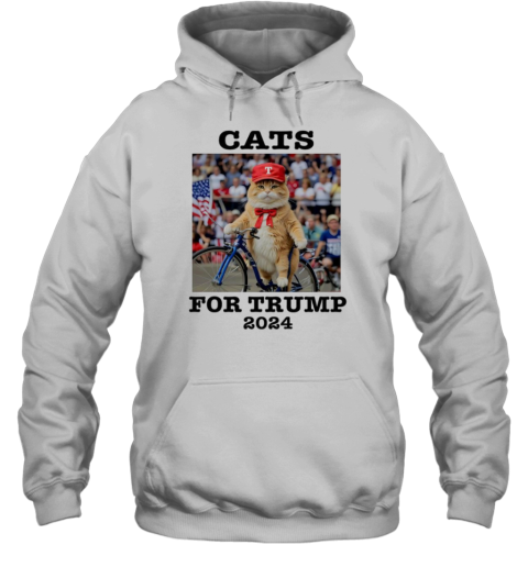 Cats For Trump 2024 Donald Trump Cat Meme T-Shirt