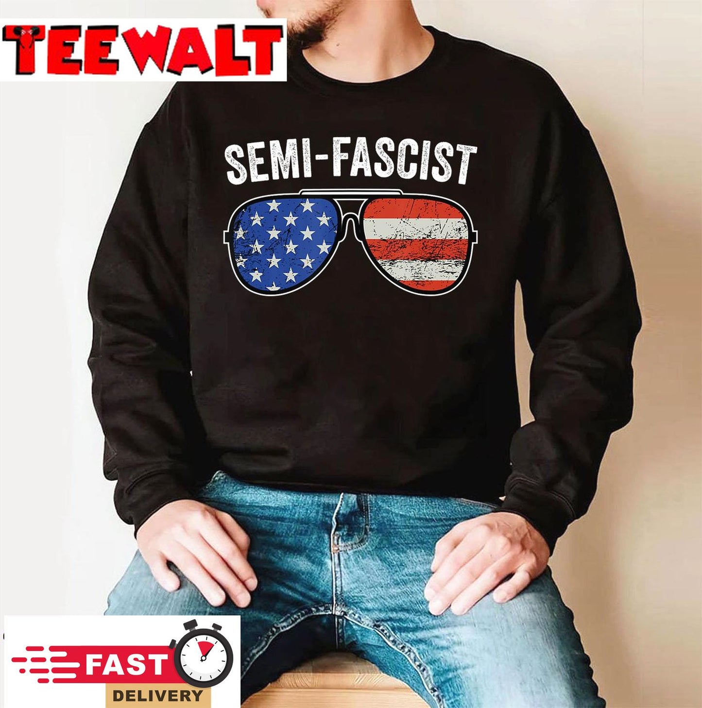 Semi-Fascist Funny Political Humor Biden Quotes T-Shirt 547650