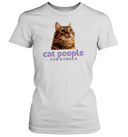 Cat People For Kamala Cute Cat T-Shirt