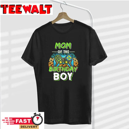 Mom of the Birthday Boy Matching Video Gamer Birthday Party T-Shirt