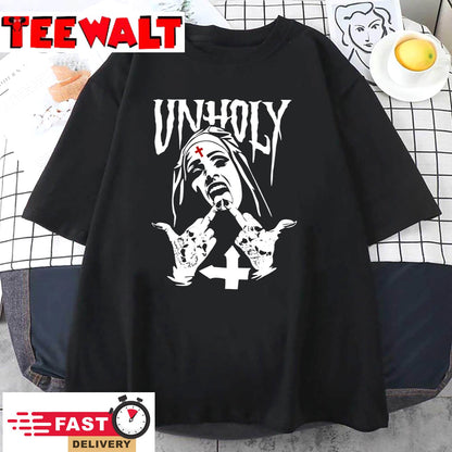 Satanic Nun Tattoos Unholy  Unisex T-Shirt