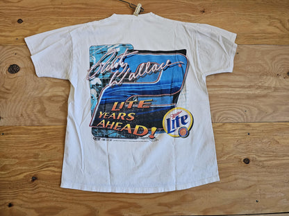 Rusty Wallace Nascar T-Shirt, Double Sided Graphic Chase M