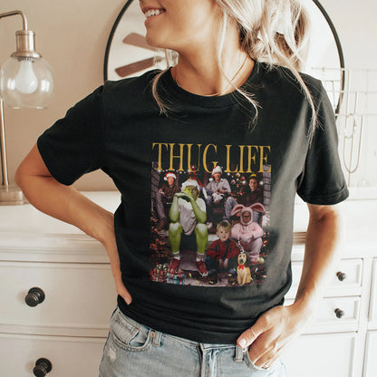 Thug Life Christmas Movies T Shirt