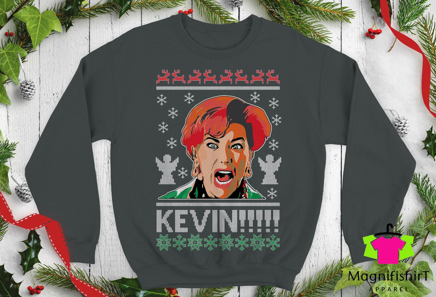 Kevin - Christmas SweatShirt Unisex Funny Home Alone Parody