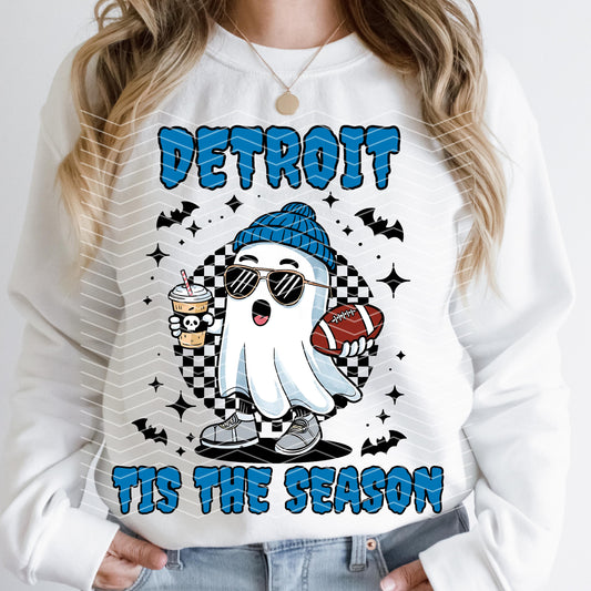 Detroit Boo Sheet Ghost - Spooky Game Day Football Shirt